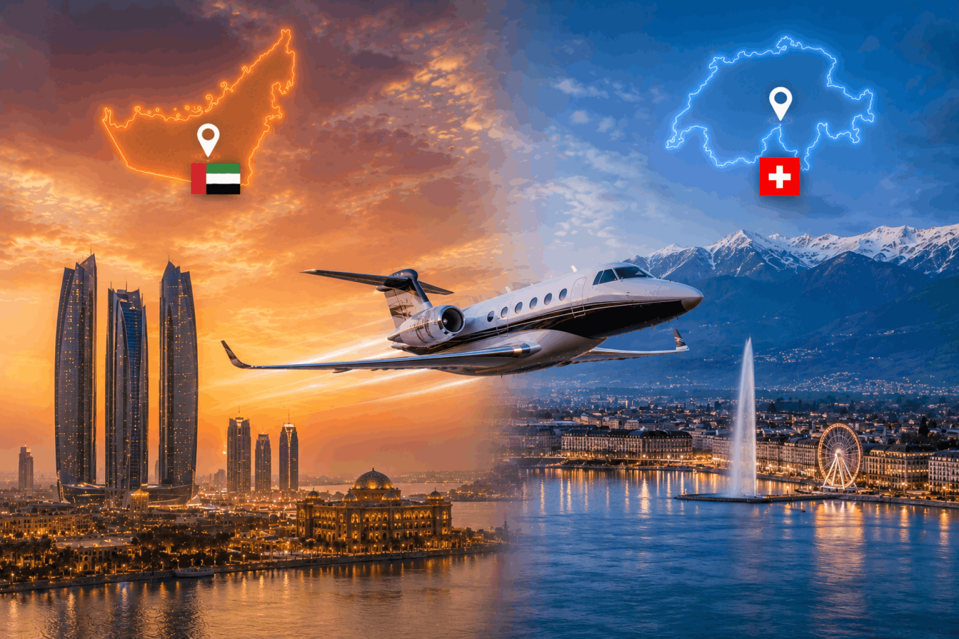Abu Dhabi To Geneva - Travel Between The UAE And Switzerland
