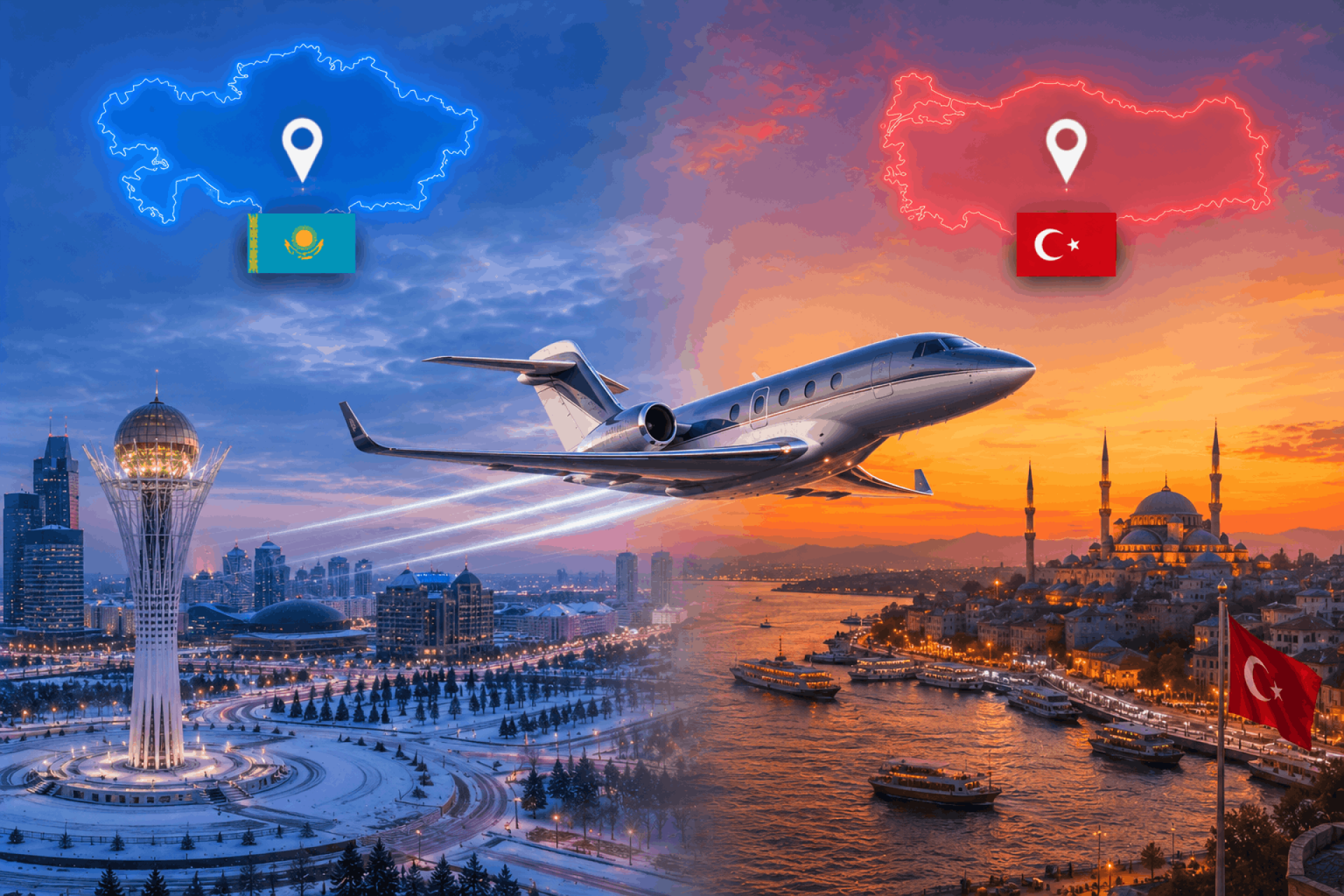 Astana To Istanbul - Premium Private Jet Travel Between Kazakhstan And Türkiye