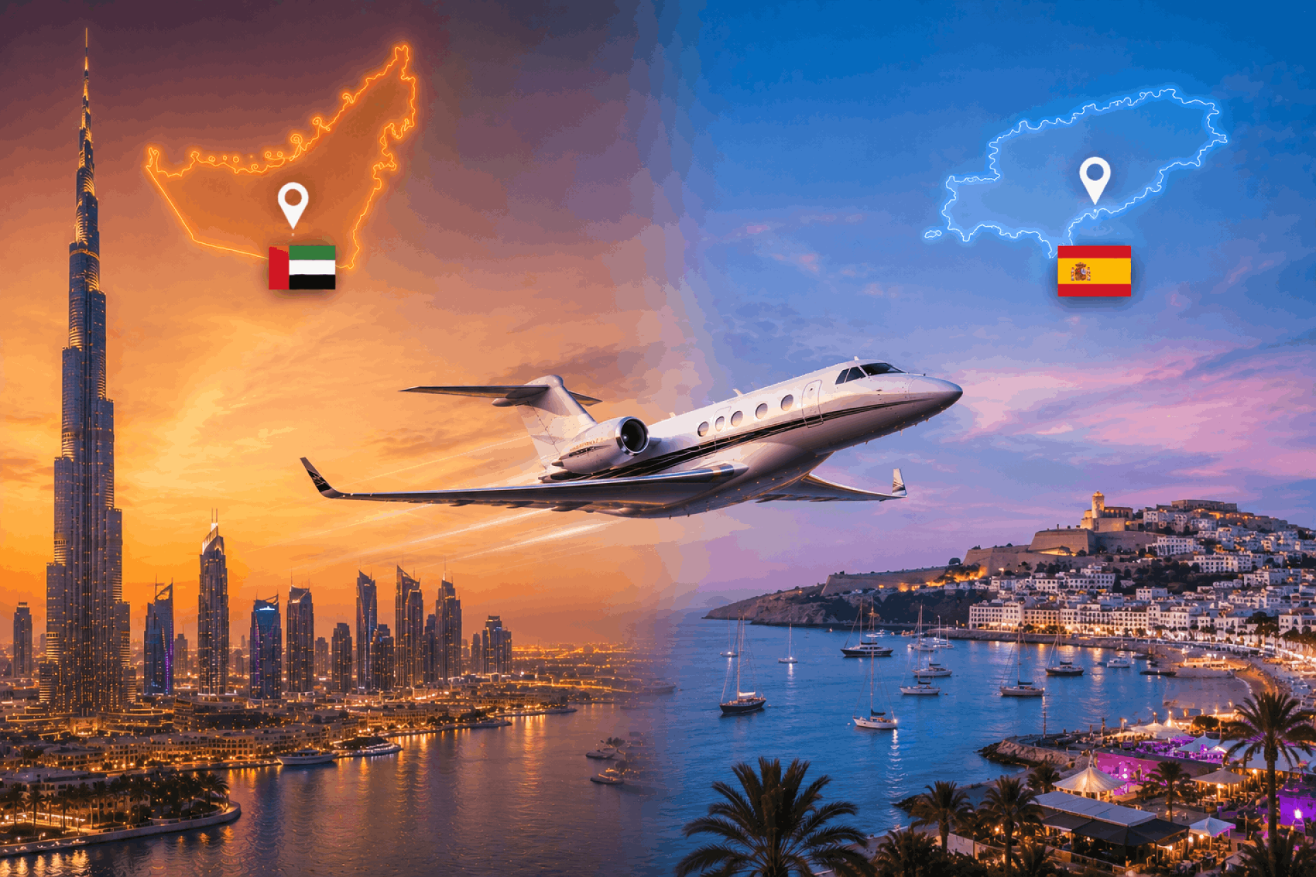 Dubai To Ibiza - Luxury Private Travel To Spain's Iconic Island