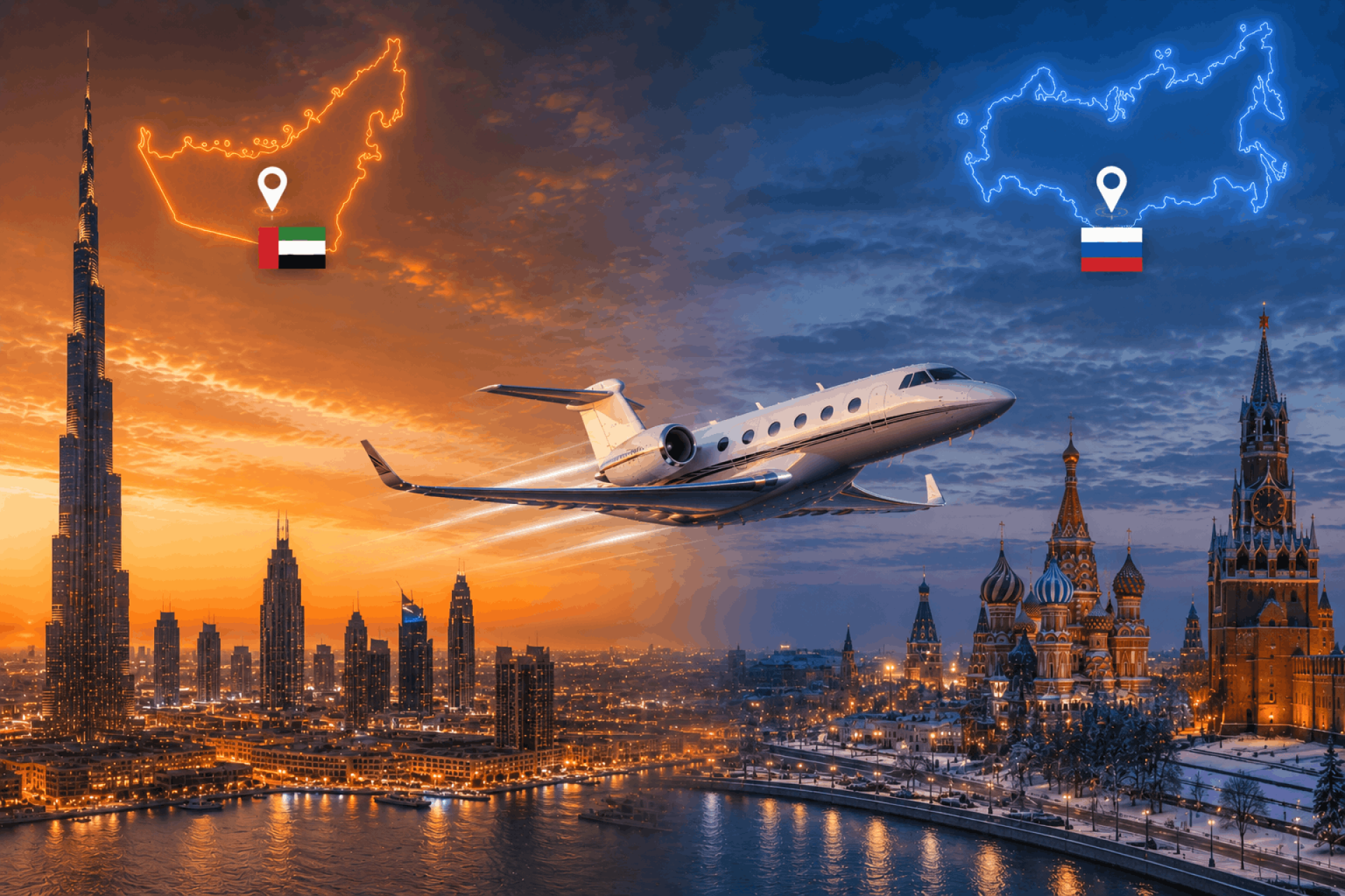 Flights From Dubai To Moscow - Premium Travel Between The UAE And Russia