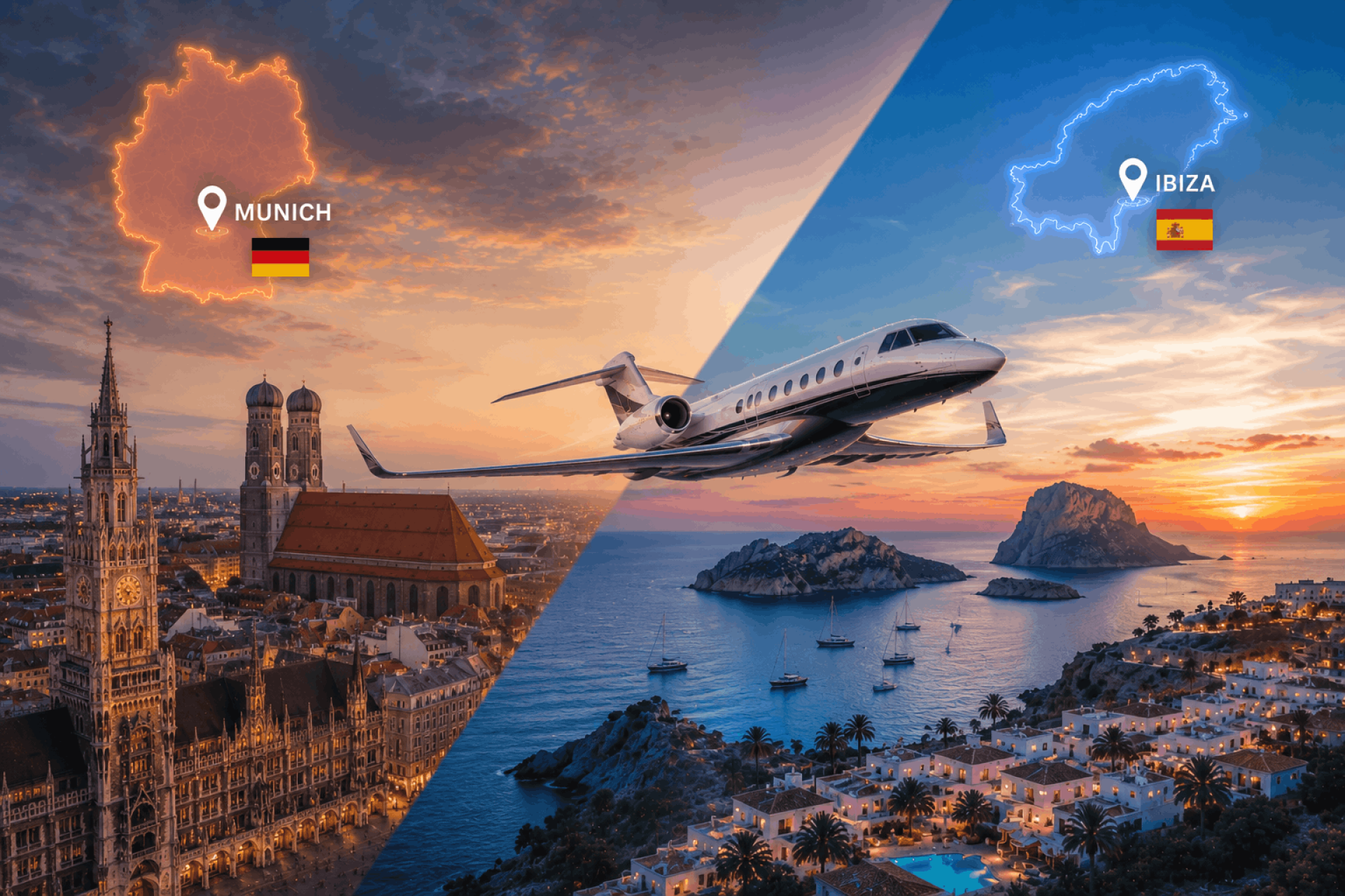 Munich To Ibiza - Private Travel Between Germany And The Balearic Islands