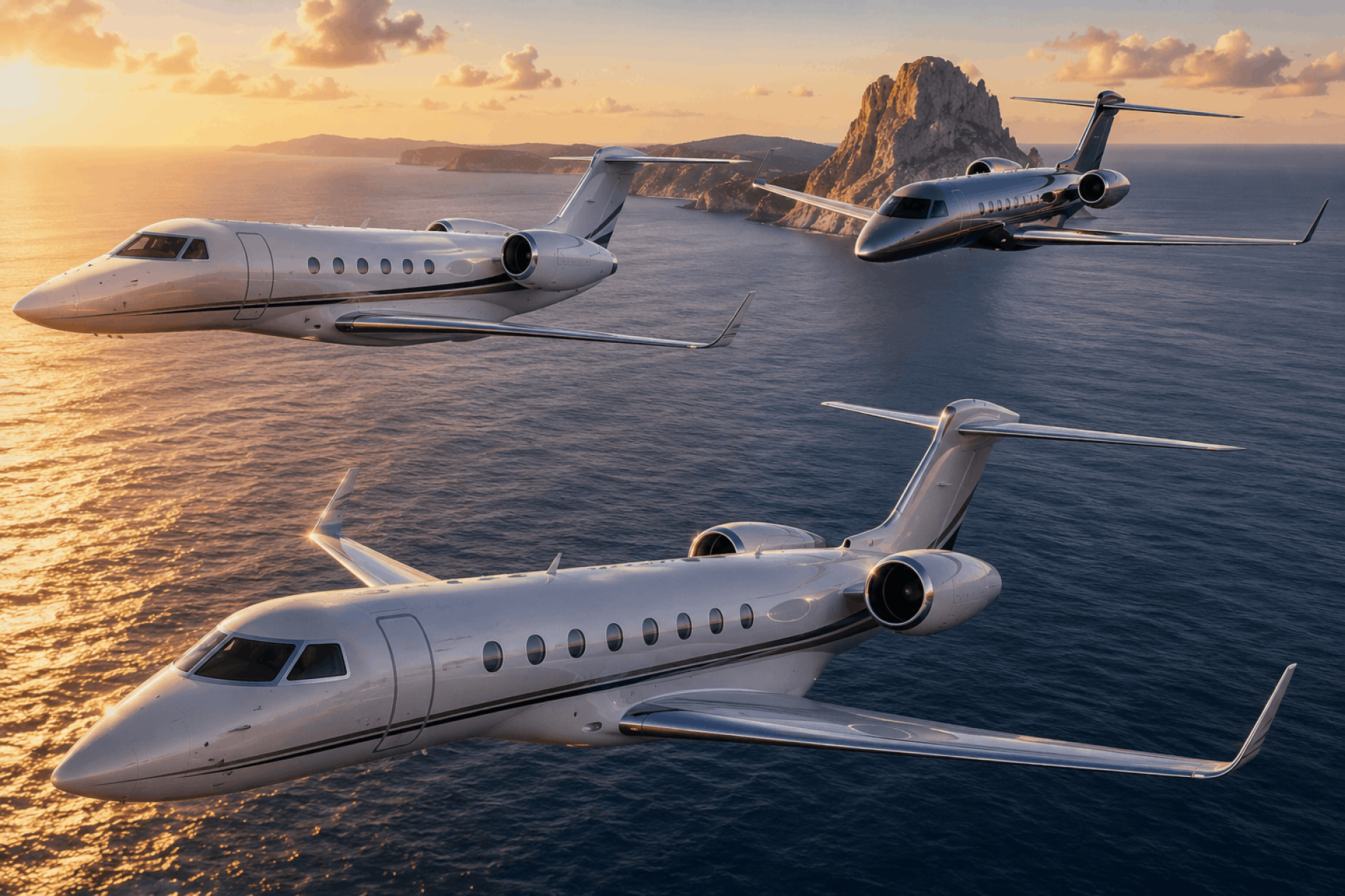 Private Jet From London To Ibiza - Aircraft Options