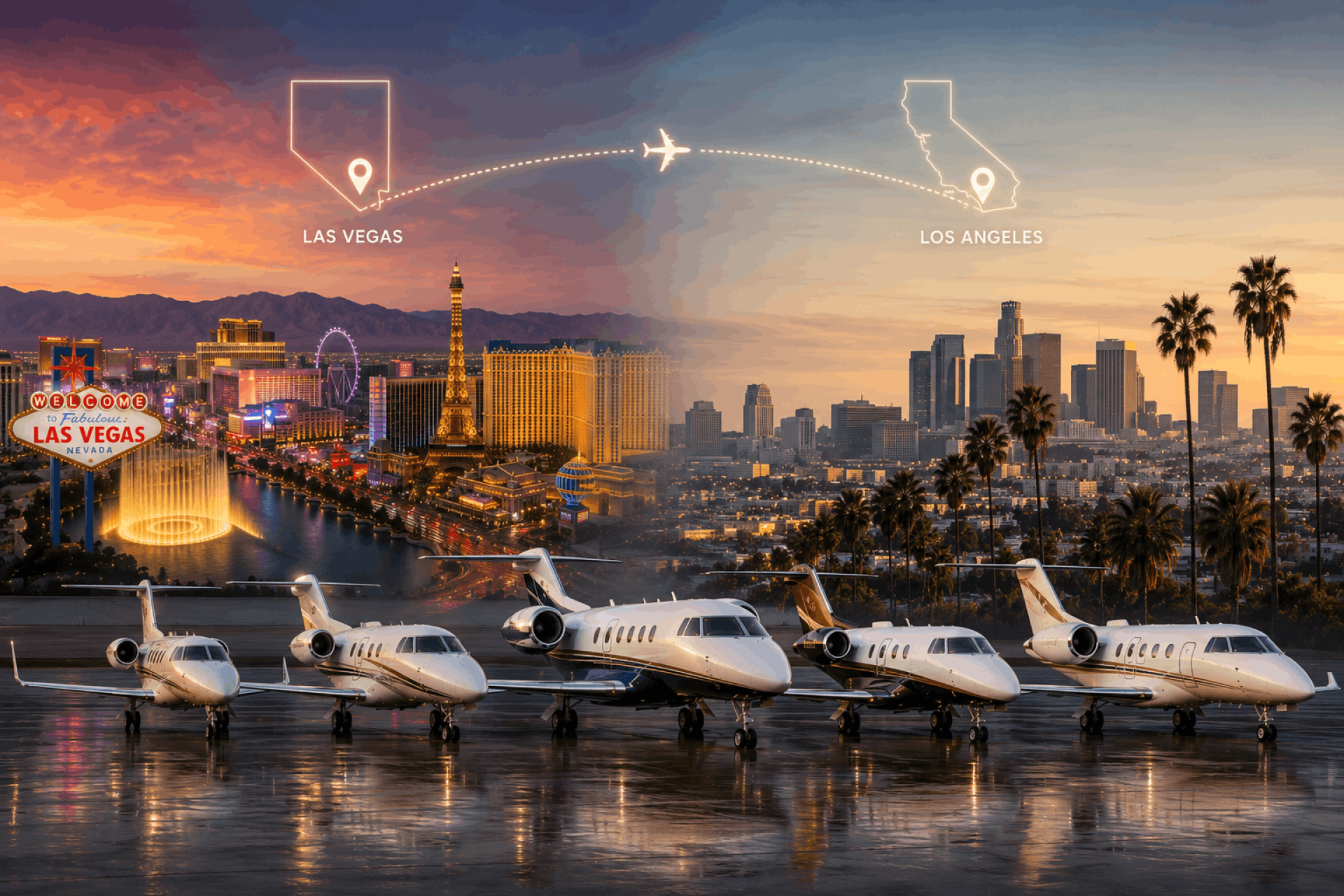 Possible Private Jet Vegas Los Angeles For Flights