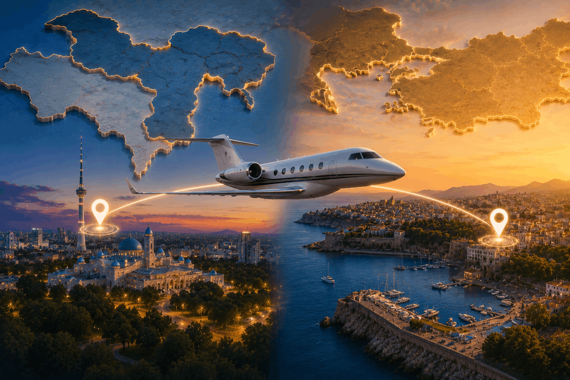 Tashkent To Antalya Flight - Luxury Private Jet Travel To Türkiye